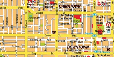Map of Chinatown Ontario