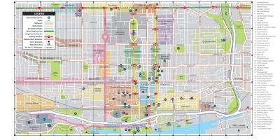 Map of Downtown Toronto