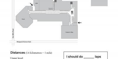 Map of Fairview Mall entrance