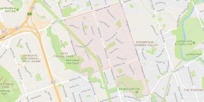 Map of Princess Gardens neighbourhood Toronto