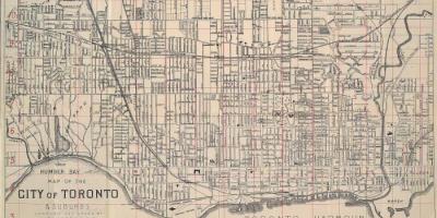 Map of Toronto 1902