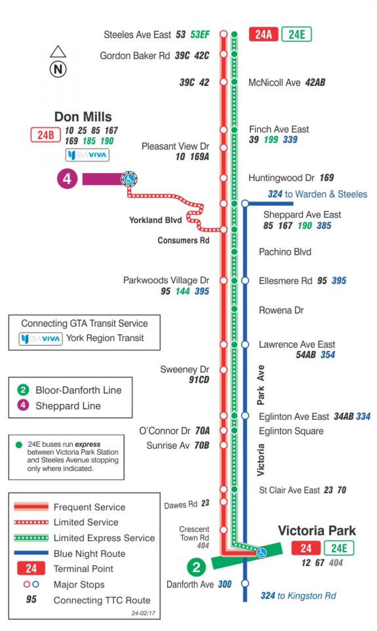 N24 Bus Schedule 2022 Ttc 24 Victoria Park Bus Route Toronto Map - Map Of Ttc 24 Victoria Park Bus  Route Toronto (Canada)