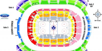 Map of Air Canada Centre - ACC