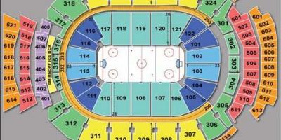 Map of Air Canada Centre seating - ACC