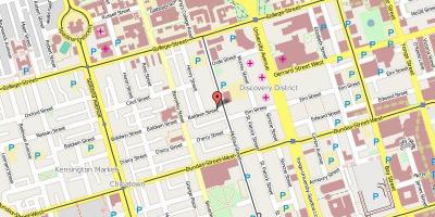 Map of Baldwin Village Toronto