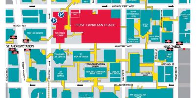 Map of First Canadian Place