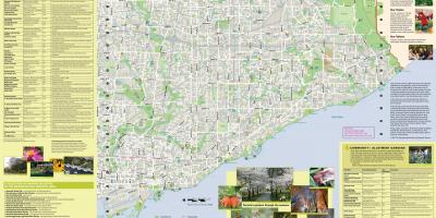 Map of gardens Toronto east
