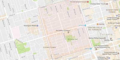 Map of Grange Park neighbourhood Toronto