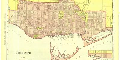 Map of historical Toronto