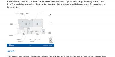 Map of Humber River Hospital level 2