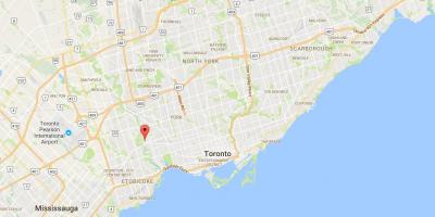 Map of Lambton district Toronto