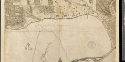 Map of land of York Toronto's first centure 1787-1884