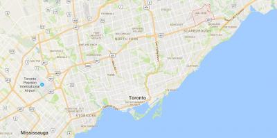 Map of Malvern district Toronto