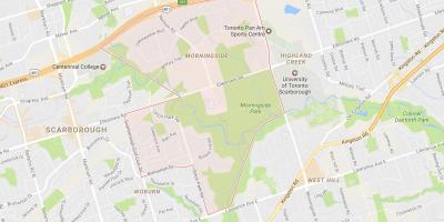 Map of Morningside neighbourhood Toronto