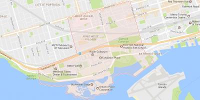 Map of Niagara neighbourhood Toronto