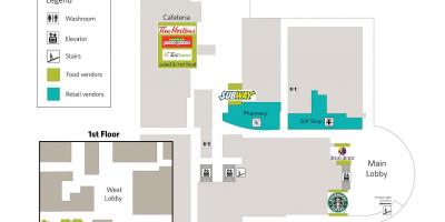 Map of North York General Hospital Food services Toronto