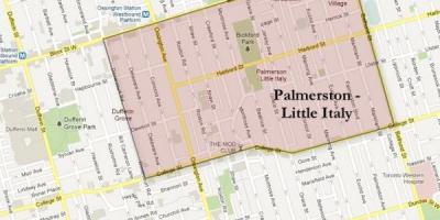 Map of Palmerston little Italy Toronto