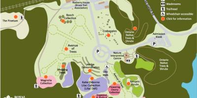 Map of RBG Arboretum