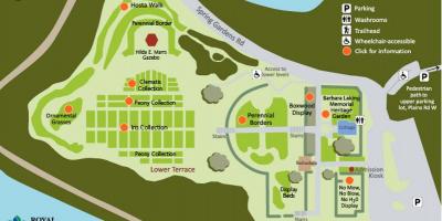 Map of RBG Laking Garden