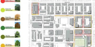 Map of Revitalization plan Regent Park Toronto phase 3