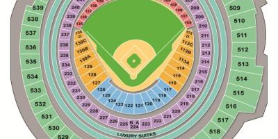 Map of Rogers centre baseball