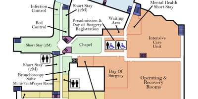 Map of St. Joseph's Health centre Toronto level 2
