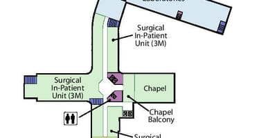 Map of St. Joseph's Health centre Toronto level 3