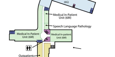 Map of St. Joseph's Health centre Toronto level 6