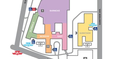 Map of St. Joseph's Health Centre Toronto