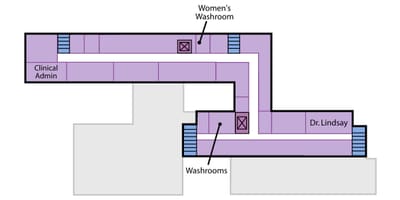 Map of St. Joseph's Health centre Toronto Sunnyside level 4