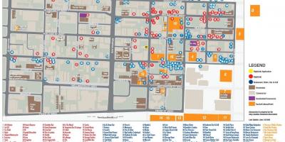 Map of The Entertainment District Toronto information