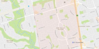 Map of The Peanut neighbourhood Toronto
