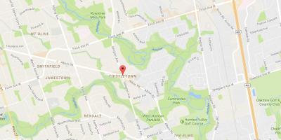 Map of Thistletownneighbourhood neighbourhood Toronto