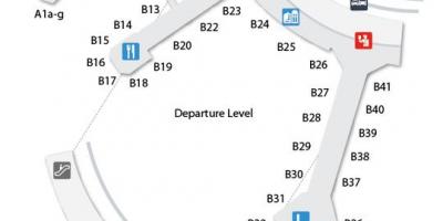 Map of Toronto Pearson International airport terminal 3