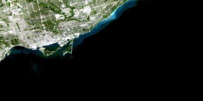 Map of Toronto satellite