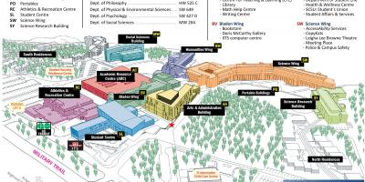 Map of university of Toronto Scarborough campus