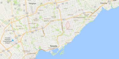 Map of Wexford district Toronto